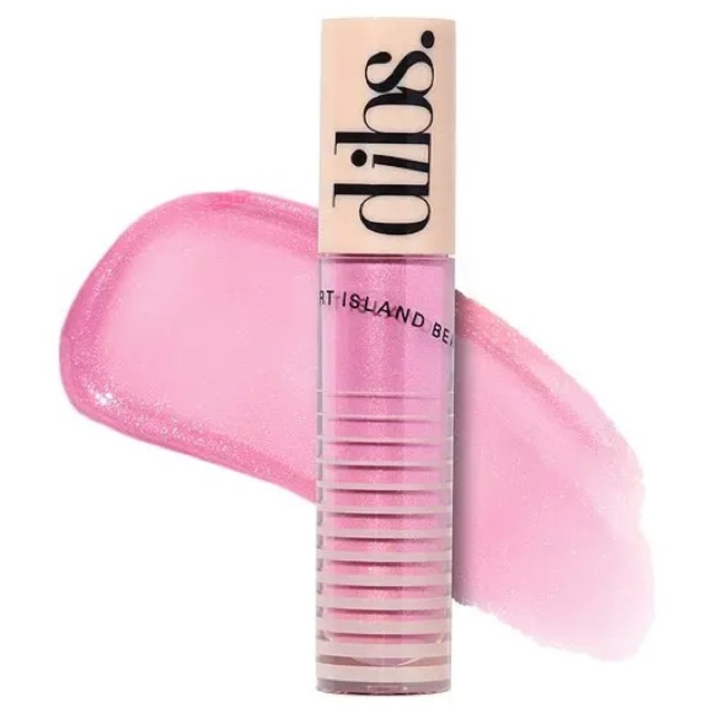 NIB Dibs Go To Glossy Balm - Lip Gloss Topper in Rock Candy 0.2 fl oz